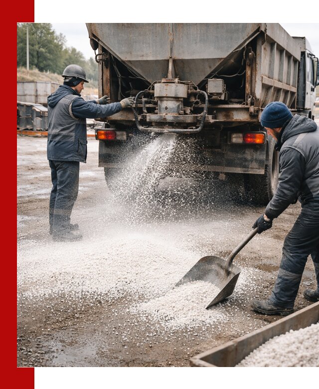 Доставка и продажа хлористого кальция в Иркутске