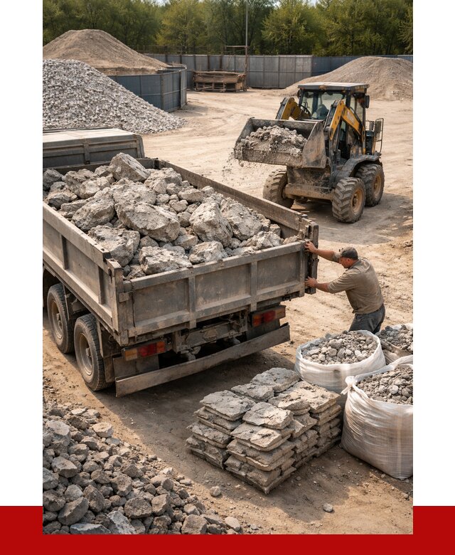 Купить бой бетона с доставкой в Иркутске от 5001 р. | ПРОНЕРУДРкт