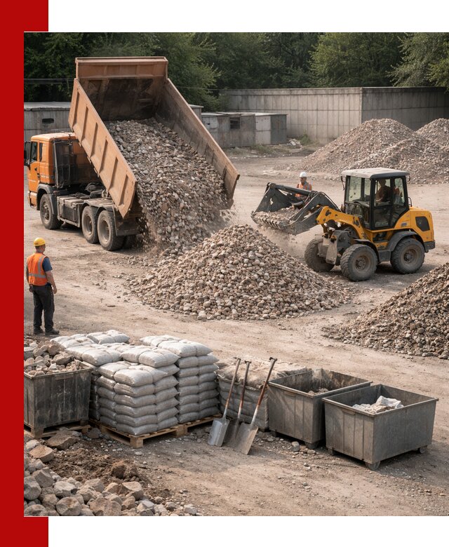 Вторичные материалы для отсыпки в Иркутске — поставка и доставка