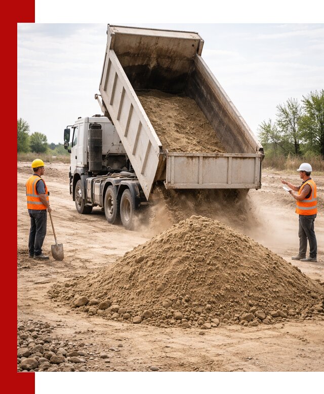 Доставка самосвалом 15 кубов в Иркутске за город и по городу