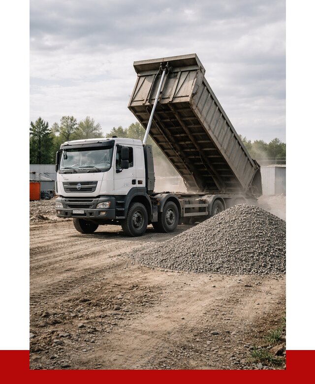 Доставка самосвалом 40 кубов в Иркутске от 9377 р. | ПРОНЕРУДРкт