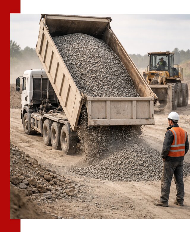 Доставка самосвалом 40 кубов цемента и сыпучих в Иркутске