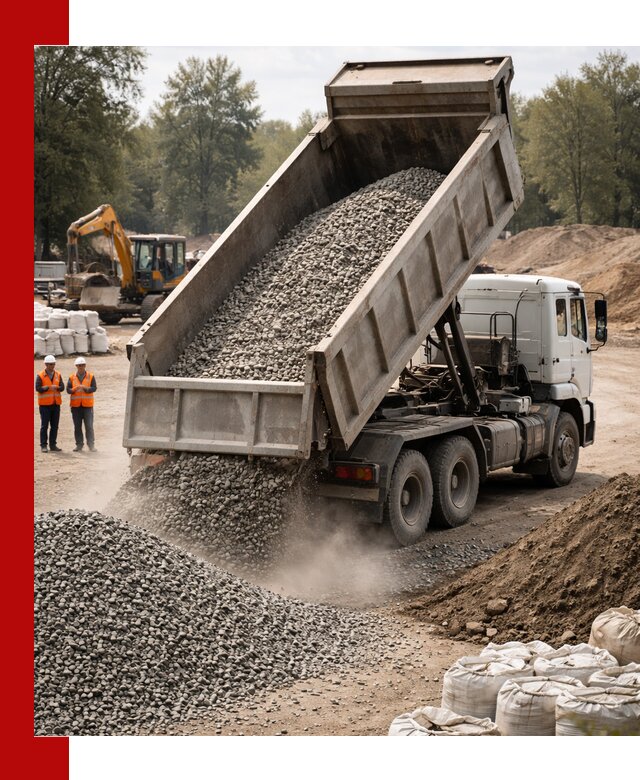 Аренда самосвала в Иркутске для доставки сыпучих и нерудных материалов