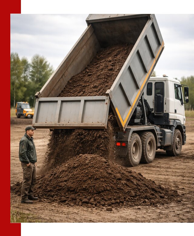 Аренда самосвала с водителем в Иркутске для сыпучих грузов и навоза