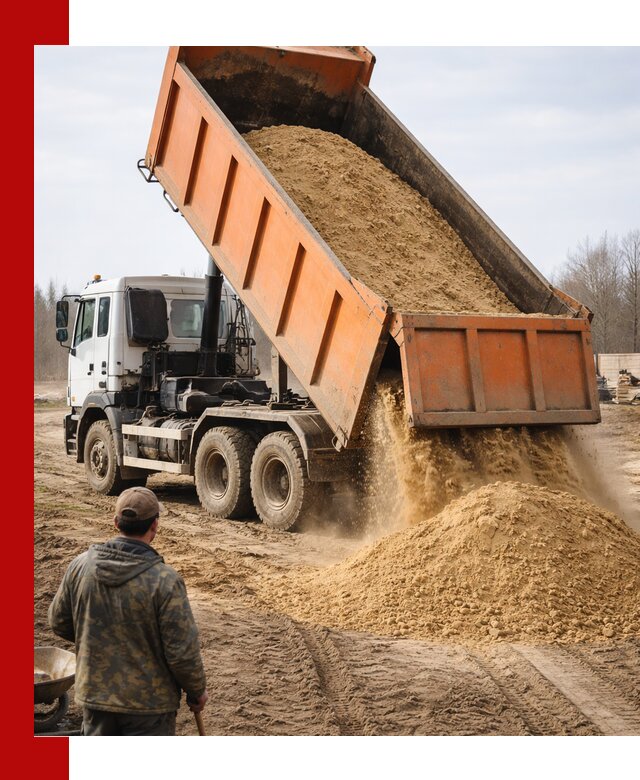 Аренда самосвала 20 тонн для перевозки грузов в Иркутске