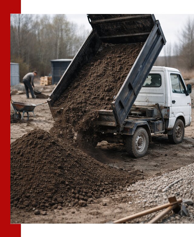 Аренда минисамосвала в Иркутске для доставки сыпучих материалов