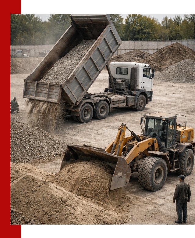 Перевозка сыпучих грузов самосвалами и бортовыми в Иркутске