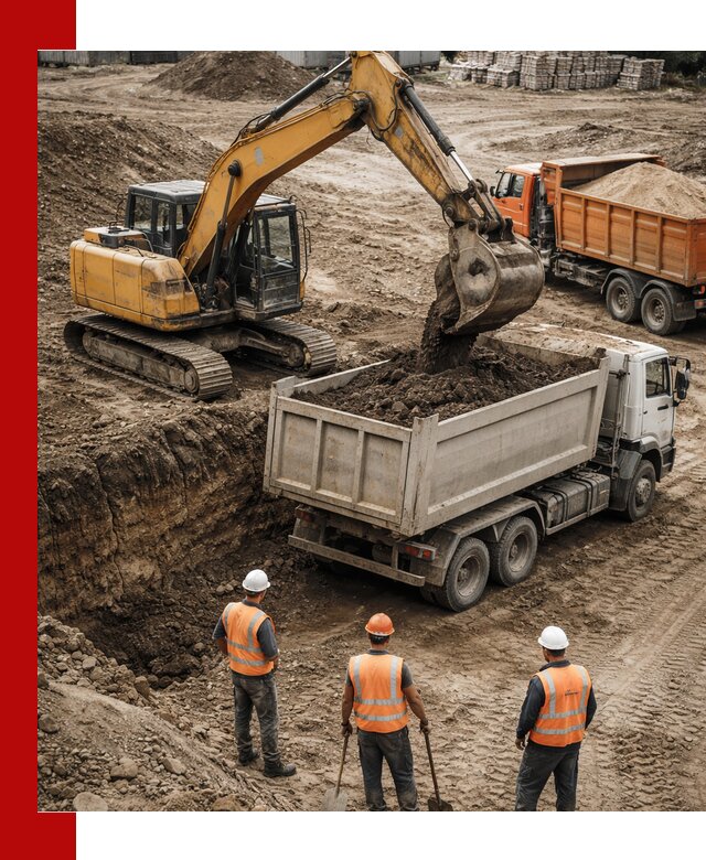 Разработка грунта для строительства и благоустройства в Иркутске