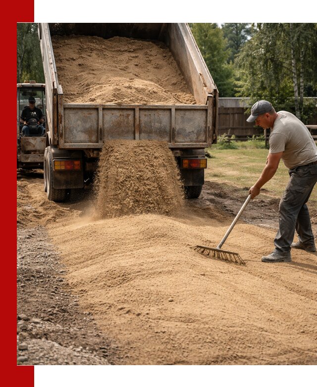 Отсыпка участка песком в Иркутске быстро и качественно