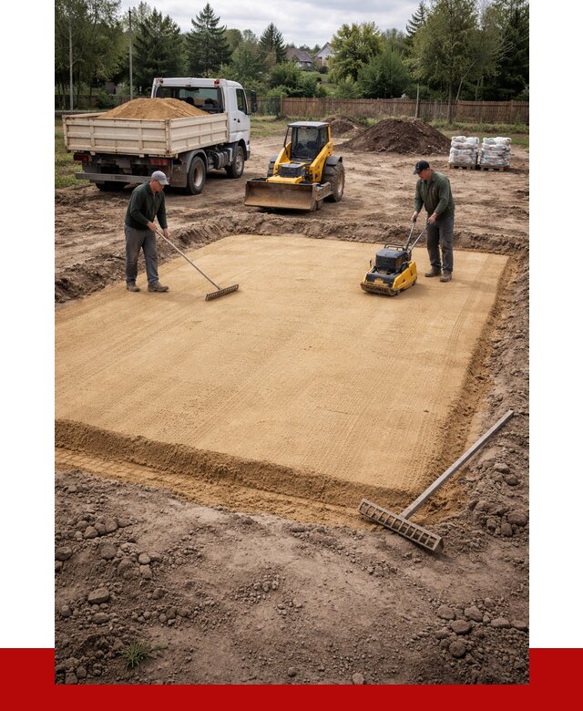 Устройство песчаной подушки в Иркутске от 4689 р. ПРОНЕРУДРкт