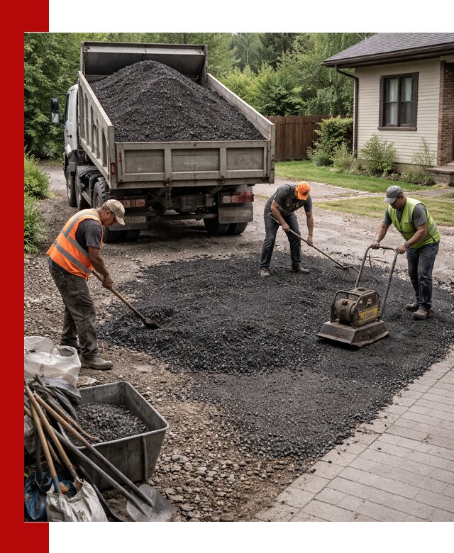 Асфальтовая крошка для двора с доставкой в Иркутске